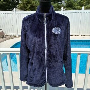 G-III Sports By Carl Banks Penn State Full Zip Fleece Jacket Blue Women’s XL